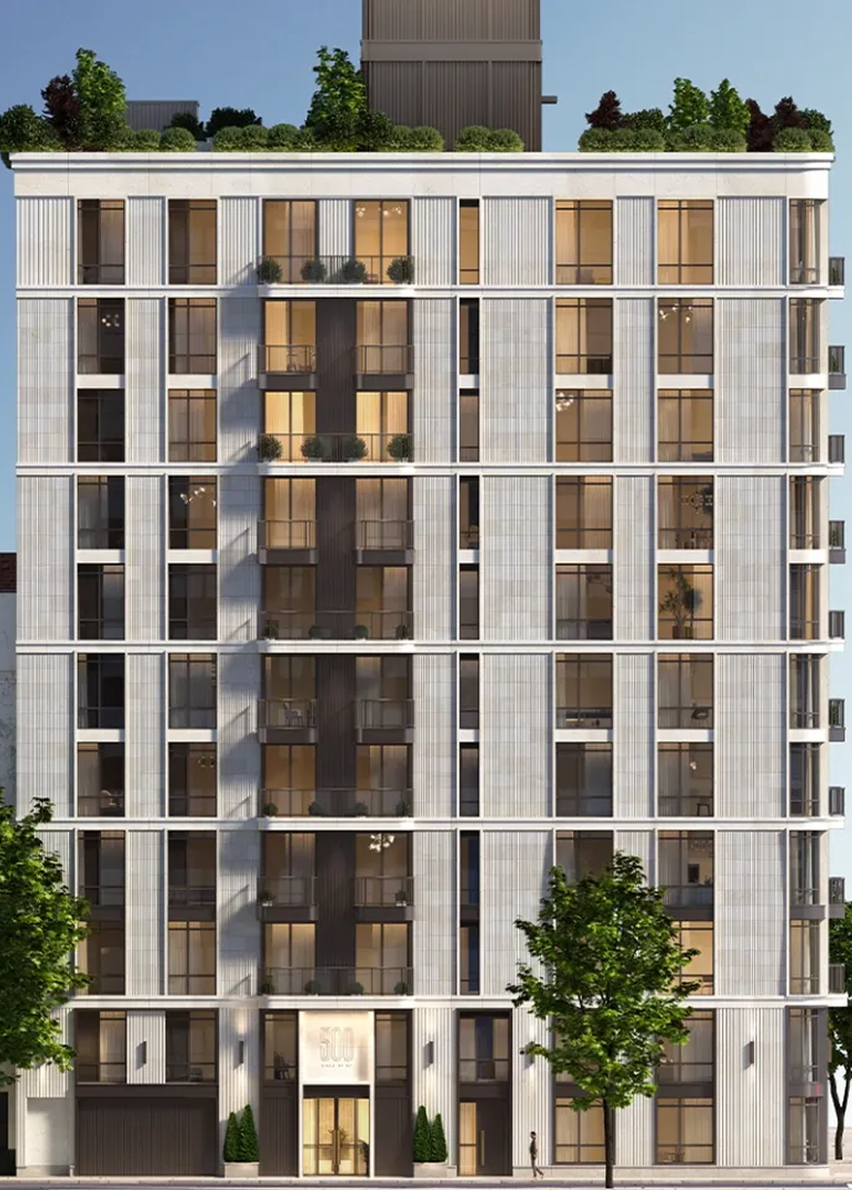 a building reflecting like it is a comapny